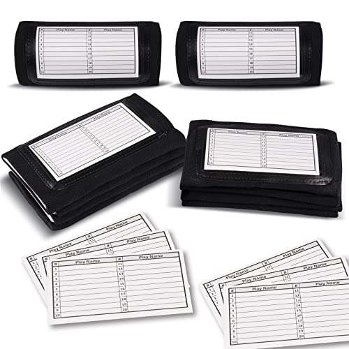 Playsheet Wristband Single Window - Softball, Football, Baseball - Youth 10 Pack