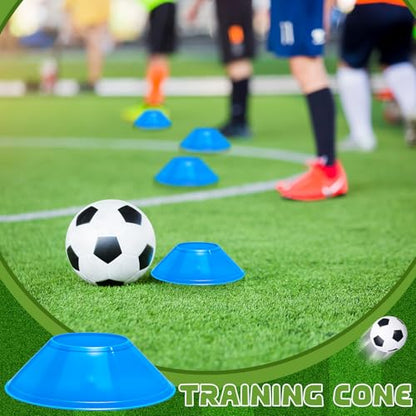 12 Pcs Mini Soccer Cones for Sport Agility Disc Cones Soccer Training for Agility Drills Sports Football