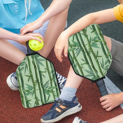 Pickleball Paddle Cover with Pockets and Handle Strap, Racket Sleeve and Ball Holder Organizer, 1 Pcs - color: gray