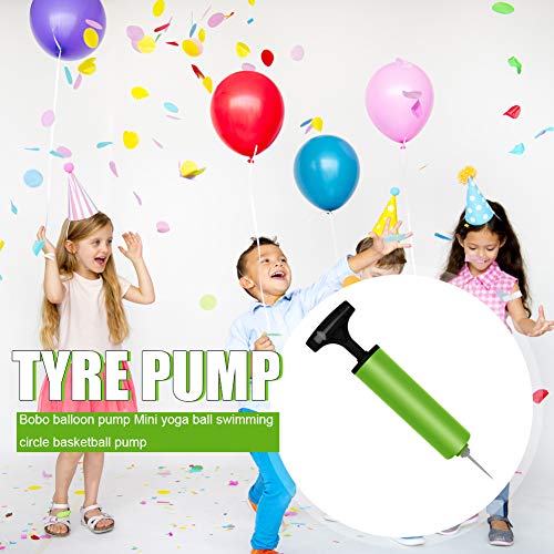 U-M Air Pump Football Soccer Swimming Ring Air Pump Inflatable Ball Reusable Plastic Hand Air Pump with Inflating Gas Needle Adaptor Durable