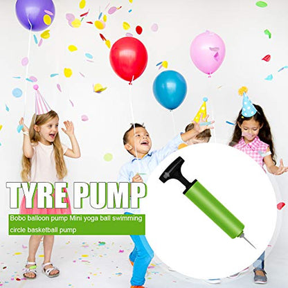 U-M Air Pump Football Soccer Swimming Ring Air Pump Inflatable Ball Reusable Plastic Hand Air Pump with Inflating Gas Needle Adaptor Durable