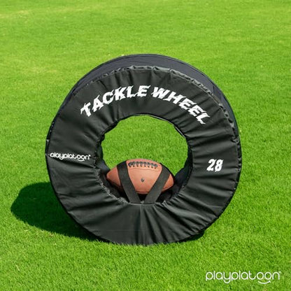 Play Platoon Football Tackle Dummy - Tackling Wheel Dummies for Youth Football Training - Tackle Wheel for Blocking, Hitting Drills and Practice - size: 28 Inch