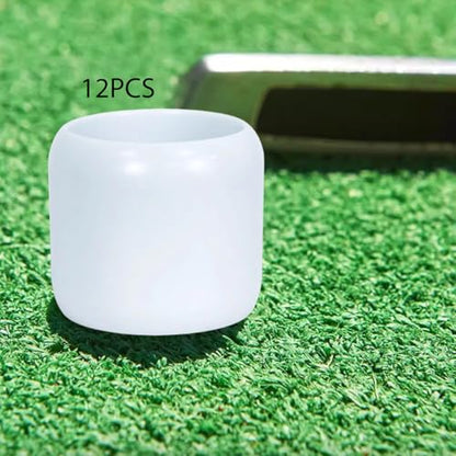 12 Pieces Practice Golf Ball Swing Training Ball Limited Flying Distance Aerodynamic TPU Construction Suitable for Backyard Indoor Use