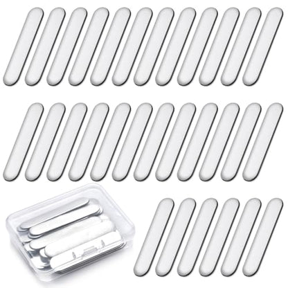 30PCS Lead Tapes, 3g High Adhesive Lead Tape for Pickleballs,Tennis, Golf Clubs, Adjust The Paddle Weighted Lead Tape and Add Swing Weight - color: Silver