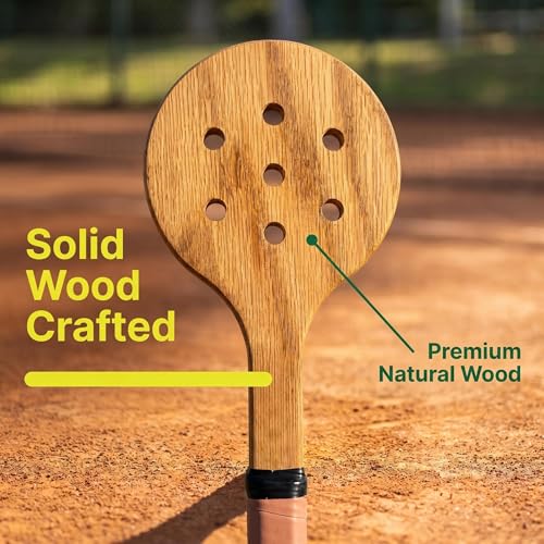 Wooden Tennis Racquet Wooden Tennis Training Racket for Beginners