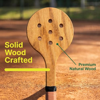 Wooden Tennis Racquet Wooden Tennis Training Racket for Beginners
