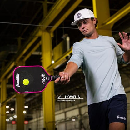 Franklin Sports Mini Training Pickleballs - 1.65" Inch Practice Pickleballs - Indoor + Outdoor Balls for Speed, Control + Accuracy Training - Yellow - 12 Pack