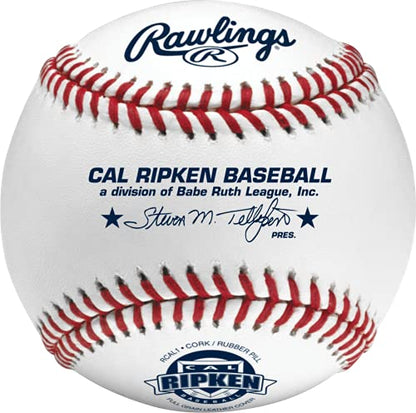 Rawlings | Cal Ripken Baseballs | Competition Grade | RCAL1 | Youth/14U | Multiple Count Options - style: Box of 6