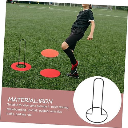 ABOOFAN Soccer Cone Marker Tray Holder Portable Storage Stand for Agility Training Lightweight Design for Easy Carrying for Football Fields and Sports Parks