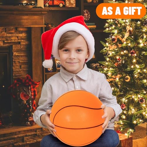 Silent Basketball for Indoor Use - Quiet Training Foam Ball, Size 7 (24cm), Noiseless Bouncing, Soft Grip - Ideal for Indoor Drills and Activities