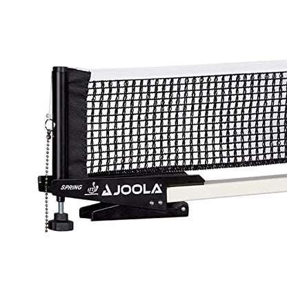 JOOLA Premium Avanti Table Tennis Net and Post Set - Portable and Easy Setup Ping Pong Screw On Clamp Net