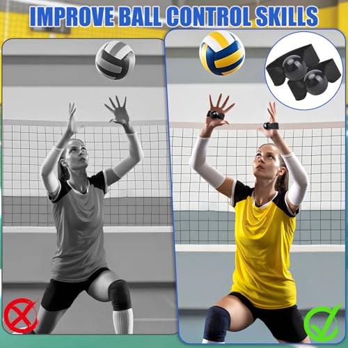 TOBWOLF Volleyball Spike Trainer, Elastic Self-Training Volleyballs Resistance Band, Volleyball Equipment Training Aid Improves Serving, Jumping, Arm Swing Mechanics and Spiking Power - color: Volleyball Resistance Band with Adjustable Waist Belt