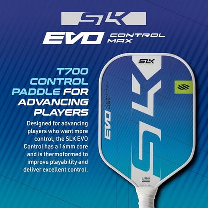 Selkirk Sport 2025 SLK Evo Control MAX Pickleball Paddle Bundle | 2 x Oasis Paddles + 12 Pack Pickleballs