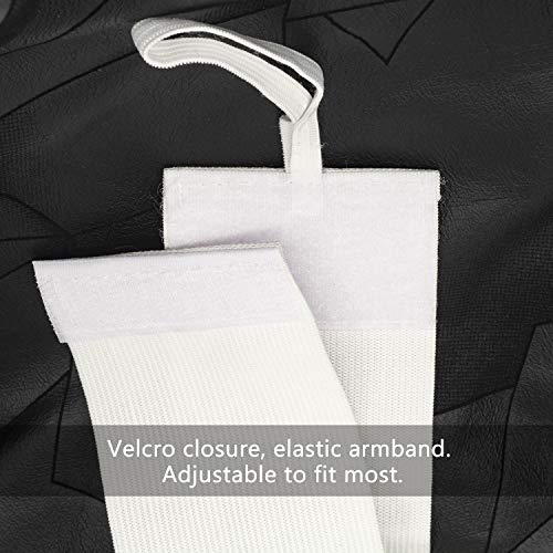 11 Pcs White Armbands Soccer Football Rugy Captain Armbands Mourning Armband for Multipurpose Use,DIY,Restaurant,Team Sport,Hospital,School