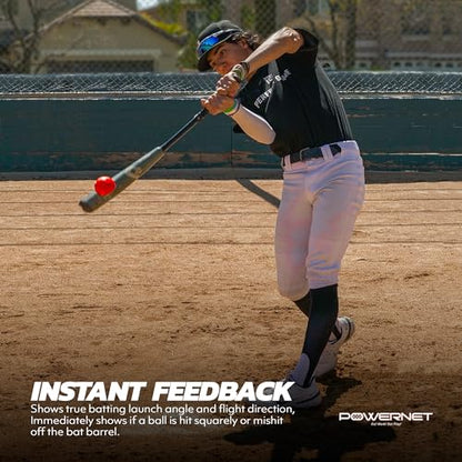PowerNet Crusher Training Baseballs, Baseball Hitting Trainer for Improved Speed, Power & Coordination, Batting Practice Baseballs