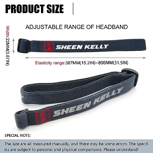 SHEEN KELLY Professional Sports Goggles Adult Protective Safety Goggles Basketball Glasses for Men with Adjustable - color: 01-black+strap