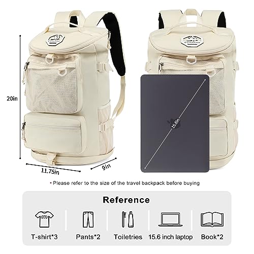 Solid color gym duffel bag backpack, wrestling bag,with shoe compartment, 4 kinds of back method waterproof travel sports walking laptop Lightweight（B-Sea Salt White） - color: B-Sea salt white