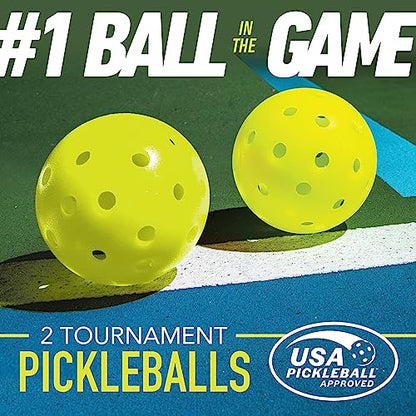 Franklin Sports Beginner Pickleball Sets - 2 + 4 Player Sets - Aluminum Paddles + X-40 Pickleballs - USA Pickleball (USAPA) Approved - style: 2 Player Set