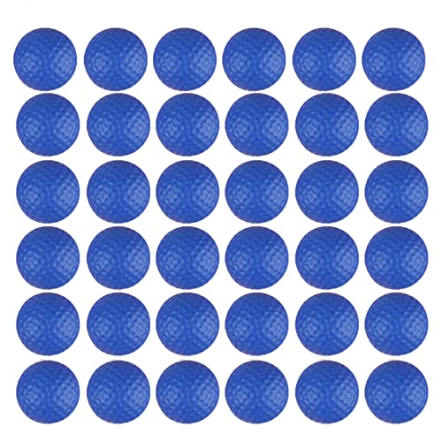 Dsmile 36 Pack Foam Golf Practice Balls Light Soft Elastic Training Multifunction Sport Balls - color: Blue*36