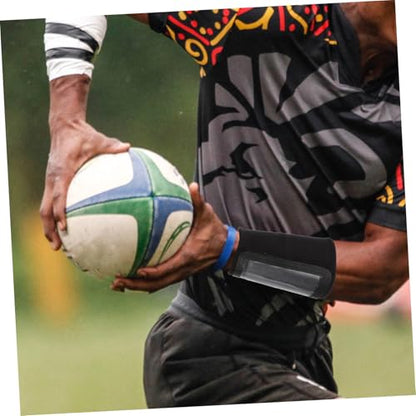 Beavorty Football Tactical Wristband for Quarterbacks Black Medium Size Football Arm Band with Soft Material Multi-Function Sports Wristband Play and Training