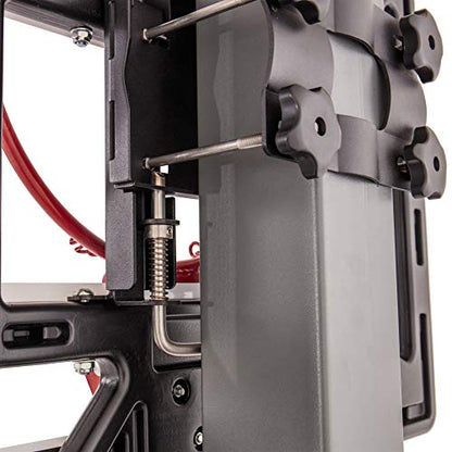 Silverback Junior Youth 33" Basketball Hoop with Lock ‘n Rock Mounting Technology Mounts to Round and Vertical Poles, Black (B8410W)