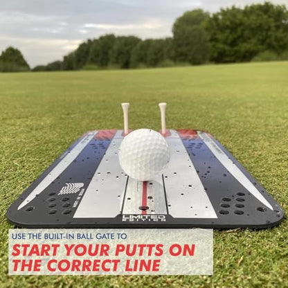 Genuine EyeLine Golf Alignment Putting Mirror - Top Training Aid on The PGA Tour - See Rapid Improvement - Helps Beginner, Junior, and Scratch Golfers - color: Groove Putting Alignment Mirror - SMALL