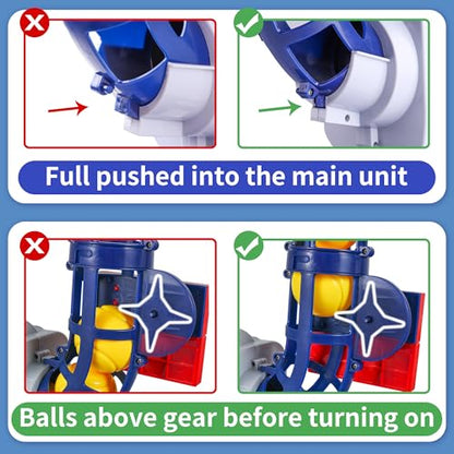 iPlay, iLearn Kids Pitching Machine Toys, 2 in 1 RC Baseball Tennis Pitcher, Auto Ball Launching Bat, Boys Outdoor Outside Sports Backyard Game, Birthday Gift 5 6 7 8 10 12 Yr Youth-Unassembled - style: Unassembled