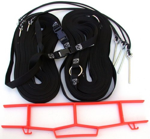 Home Court 1-inch Non-Adjustable 30-ft Grass Court Boundary - 17NAG - color: Black