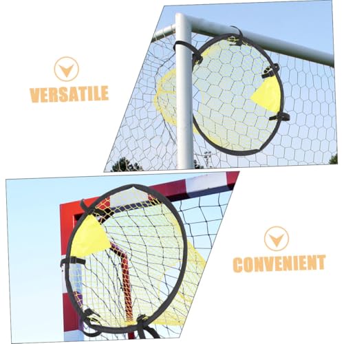 Totority 2PCS Soccer Goal Target Nets Football Practice Equipment for Youth Sturdy Accuracy Training Nets for Backyard Kicking and Shooting Drills