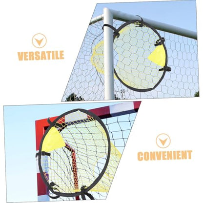 Totority 2PCS Soccer Goal Target Nets Football Practice Equipment for Youth Sturdy Accuracy Training Nets for Backyard Kicking and Shooting Drills
