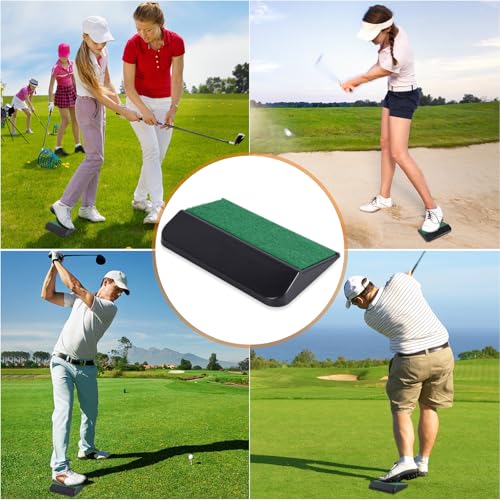 Golf Swing Trainer Wedge, Golf Foot Wedges, Golf Training Aid Alignment for Alignment Correction Leg Pedal