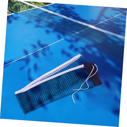 KICHOUSE Table Tennis Net Sturdy Cotton-Polyester Retractable Net for Indoor and Outdoor Use Easy Installation Lightweight Design for Training and Recreational Play