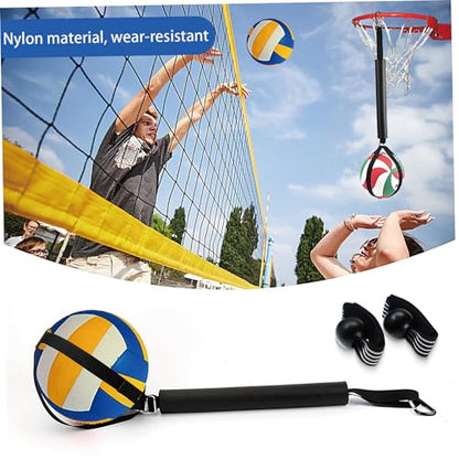 Volleyball Hitting Trainer Volleyball Spike Trainer Nylon Hitting with Adjustable Straps Reusable Practice Equipment for Training