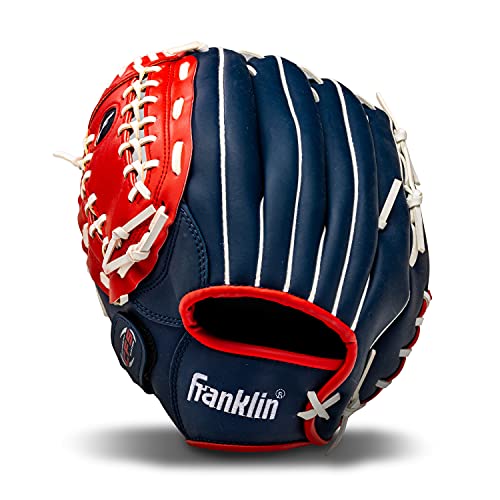 Franklin Sports Field Master Baseball + Softball Glove - Field Master Adult + Youth Baseball + Softball Mitt - Men's + Women's Gloves - Right Hand Throw