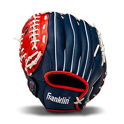 Franklin Sports Field Master Baseball + Softball Glove - Field Master Adult + Youth Baseball + Softball Mitt - Men's + Women's Gloves - Right Hand Throw