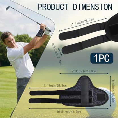 1-Pack Golf Wrist Brace - Neoprene Golf Wrist Training Aid - Comfort Golf Swing Training Aid - Hand Gesture Practice Tool for Golf Beginners - Golf Swing Trainer for Proper Wrist Alignment