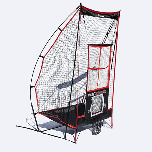 TAG Portable Football Kicking Net with Longsnapper Target, 4 Punting Targets, Ball Catch System, Sets Up in Minutes, No Tools Required with Travel Bag
