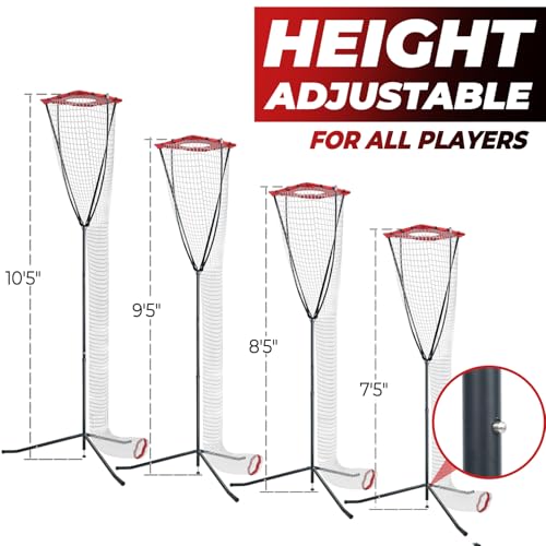PLAYAPUT Volleyball Setter Training Net，Height & Angle Adjustable Volleyball Training Net with Metal Frame，Tripod Base for Indoor and Outdoor，Volleyball Training Equipment for Setting,Serving,Spiking