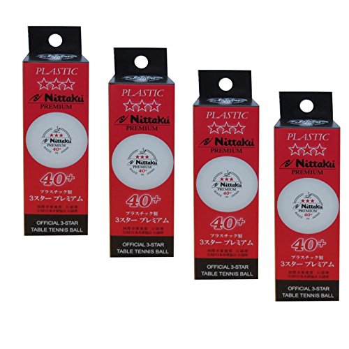 NITTAKU 3-Star Premium Table Tennis Balls - style: 12 Balls