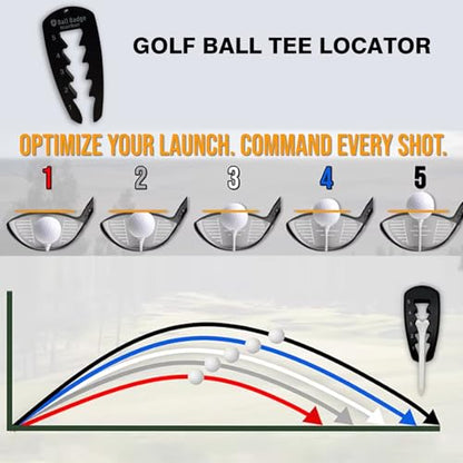 Golf Essentials Accessories Set for Men – Golf Towel, Golf Impact Stickers, Ball Marker with Pen, Cleaning Brush, Golf Balls & Tee Holder, Tee Alignment Tool – Thoughtful Golf Gift Set
