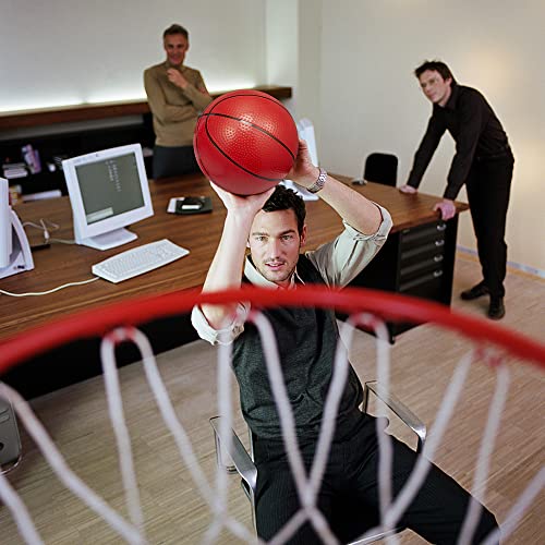 Indoor Basketball Hoop Set for Kids Adults, Mini Over The Door Hoop Set with 4 Balls for Dormitory Home Office, Upgarde Wall Mount Basketball Goal Sport Game for Boys Teen - style: SET2