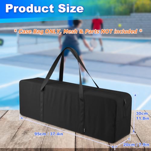Pickleball Net Set Carry Bag Portable Pickle Ball Equipment Storage Bag Foldable Badminton Net System Replacement Bag Heavy Duty Zipper Duffle Bag for Indoor Outdoor Driveway Backyard, NO Net