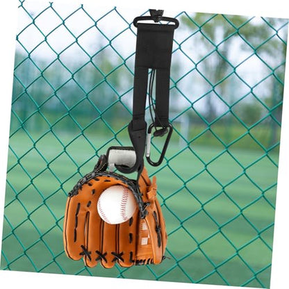 Toddmomy Baseball Gear Organizer with Water Bottle Holder and Fence Bag and Hanger for Outdoor Sports Equipment for Camping and Practice