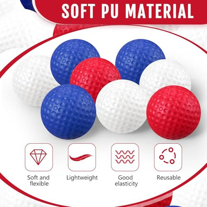 Junkin 80 Pcs Foam Golf Balls Practice Balls Realistic Feel and Flight Sport Training for Indoor or Outdoor Backyard Golf Training