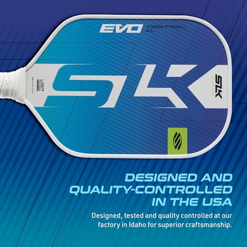 2025 SLK Evo Control XL Pickleball Paddle Bundle | 2 x Oasis Paddles + 12 Pack Pickleballs