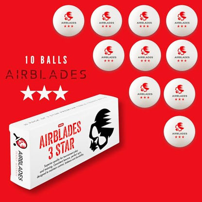 3 Star Ping Pong Balls | High Performance, Table Tennis Balls for Tournament Play & Training | Advanced ABS Plastic | Regulation Standard Ping Pong Balls