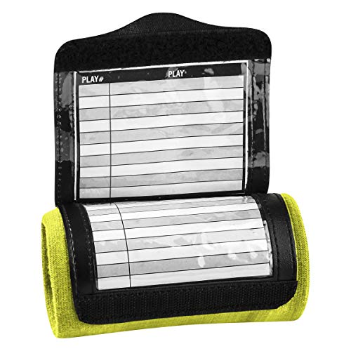 Champro Adult Quarterback Playbook Triple (AF50B) - color: Optic Yellow, size: Adult
