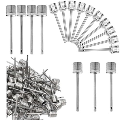 Air Pump Needle,50Pcs FMMTHQ Dual-Port Basketball Inflation Needles,Inflate Pump Needle Adaptor for Football Soccer Ball Volleyball Rugby Balls