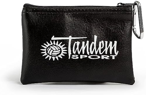 Tandem Sport Volleyball Net Setter - Volleyball Net Measure Chain - 4 Pre-Set Net Heights for Men's, Women's, Coed, and Junior Volleyball - Volleyball Referee Equipment - style: With Pouch