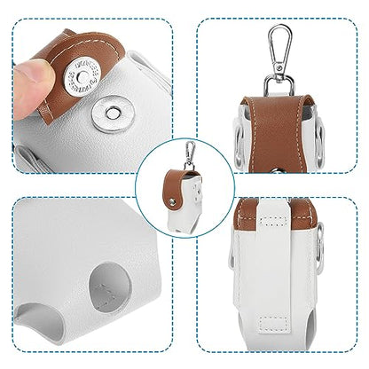 PATIKIL Golf Ball Waist Bag, Golf Ball Carry Pouch with Tee Holder, Buckle, Clip for Women Men Belt Golf Storage - color: Brown
